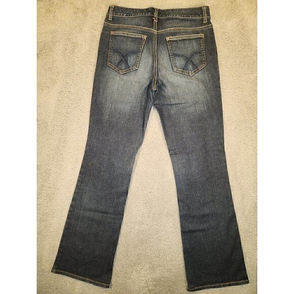 Tommy Hilfiger Womens Hope Bootcut Dark Wash Jeans Size 6S Y2K - Picture 9 of 16